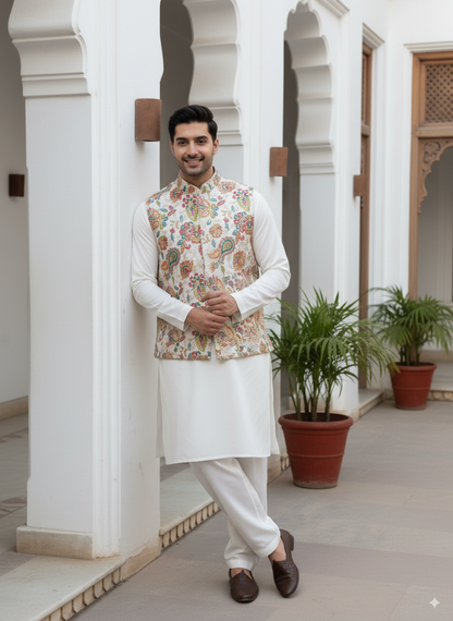 Phulkari Bloom Waistcoat