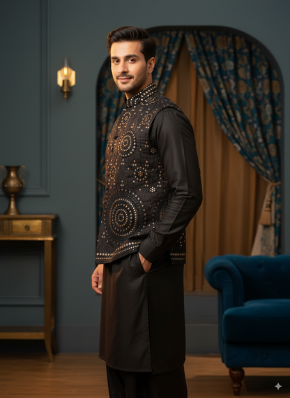 Black Ora Waistcoat