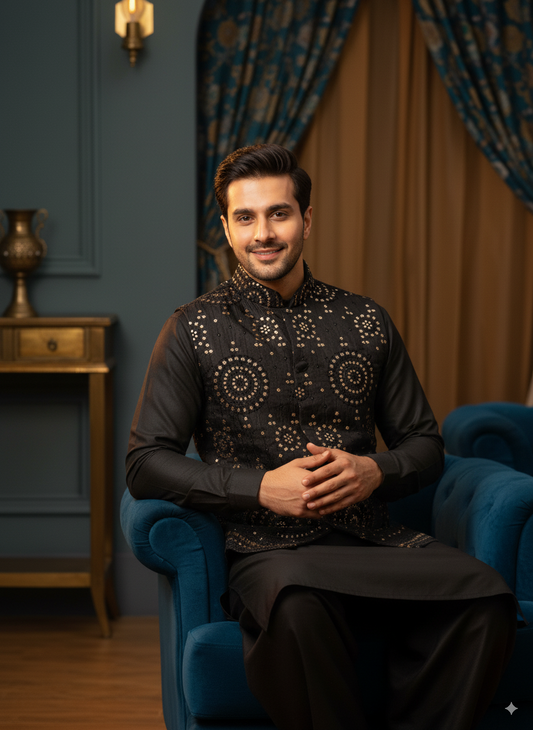 Black Ora Waistcoat