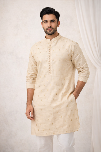 Champagn Gold Kurta Set