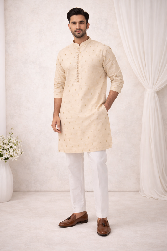 Champagn Gold Kurta Set