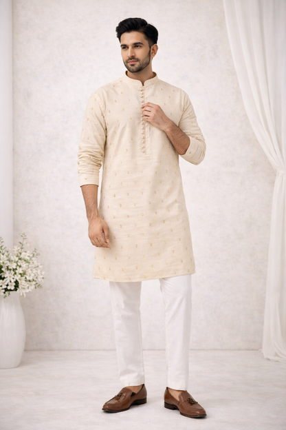 Champagn Gold Kurta Set
