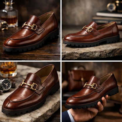 Brown Handmade leather Shoes