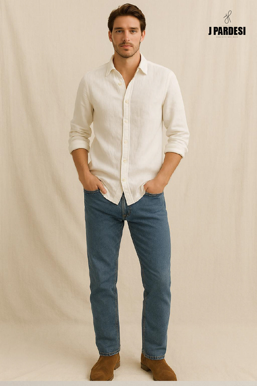 White Linen Shirt